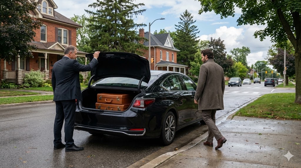 Brantford airport taxi luggage handling service
